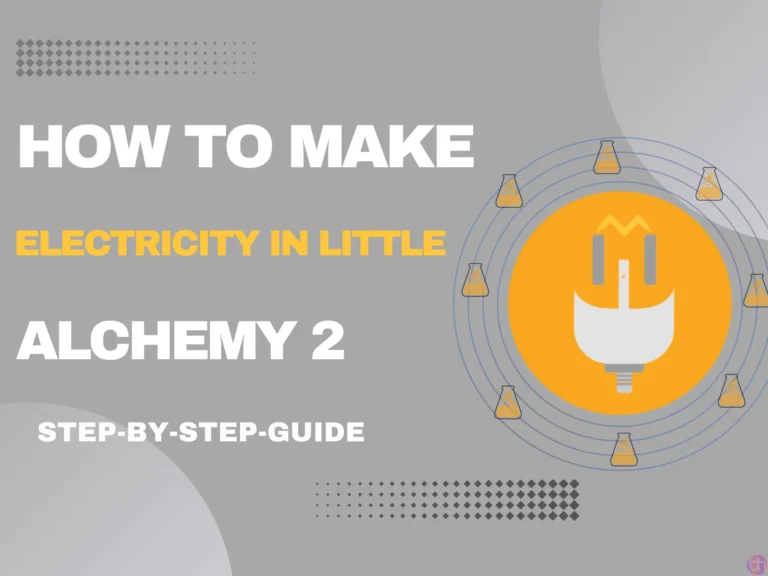 How to make Electricity in little alchemy 2?