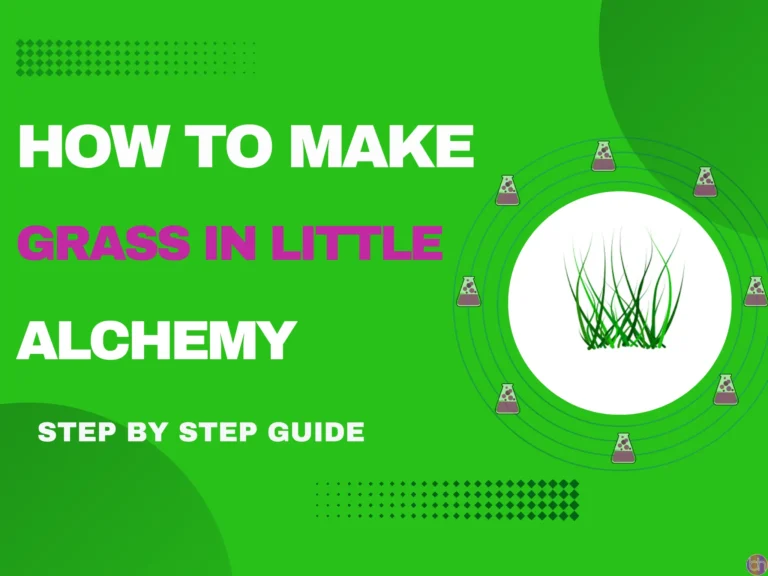 How to make Grass in little alchemy?