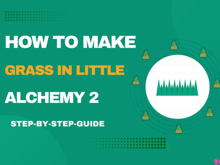 How to Make Grass in little alchemy 2