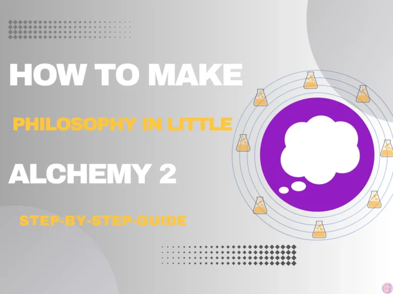 How to make philosophy in little alchemy 2