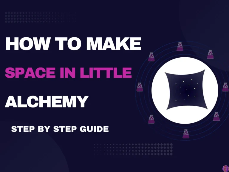 How To Make Space In Little Alchemy?