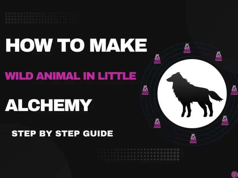 How to make wild animal in little alchemy?
