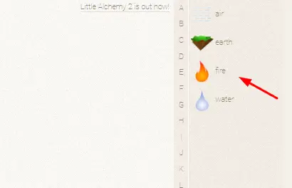 How to Make Fire in little alchemy 