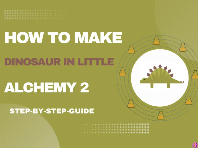 How to make Dinosaur in little alchemy 2?