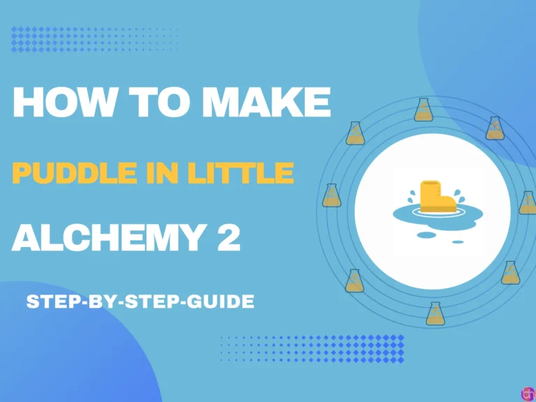 How to make Puddle in Little Alchemy 2?