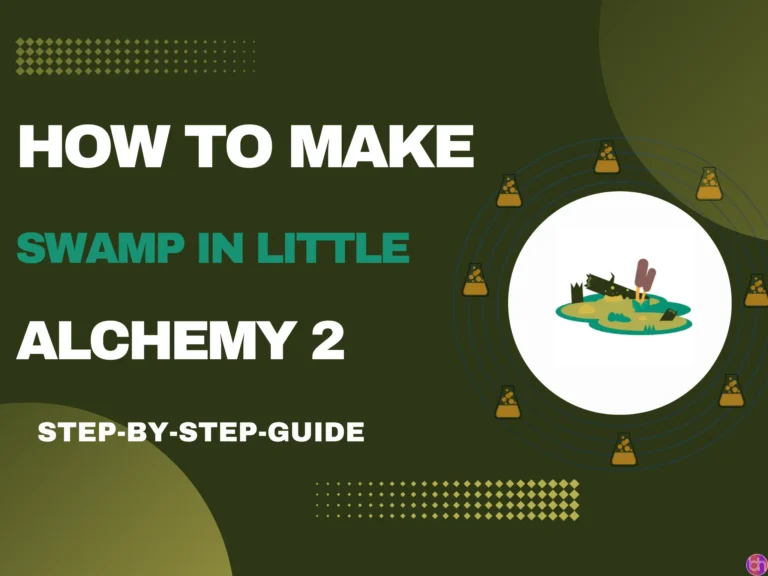 How to make Swamp in little alchemy 2?
