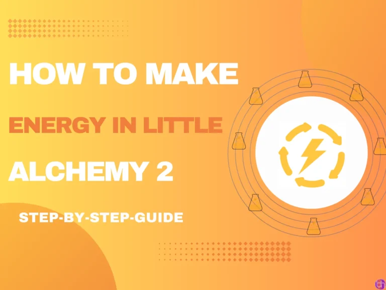 How to make Energy in little alchemy 2?