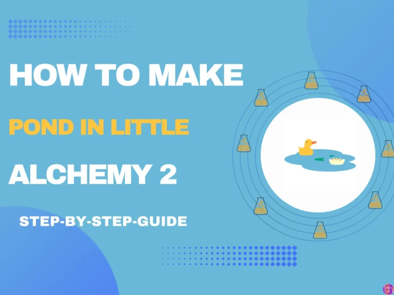 How to make Pond in little alchemy 2?