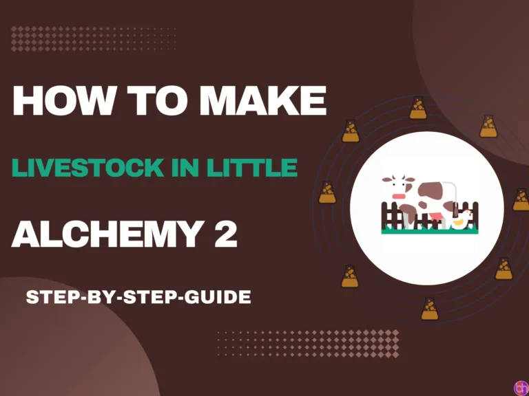 How to make Livestock in little alchemy 2?