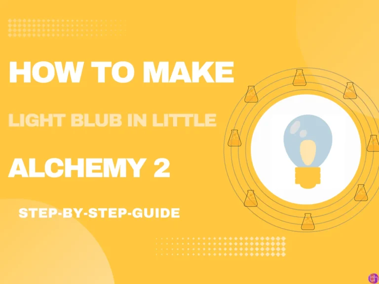 How to make light bulb in little alchemy 2?