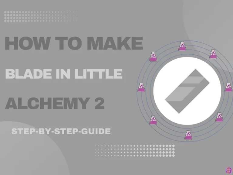 How to make Blade in little alchemy 2?