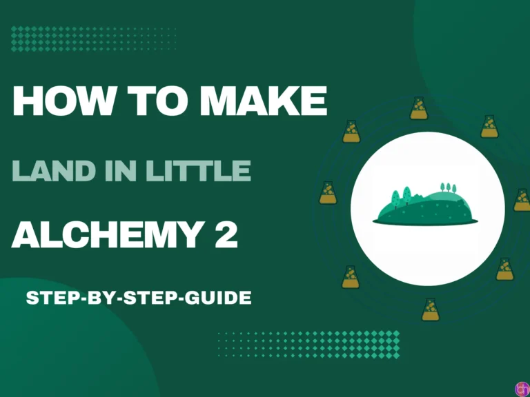 How to make land in little alchemy 2?