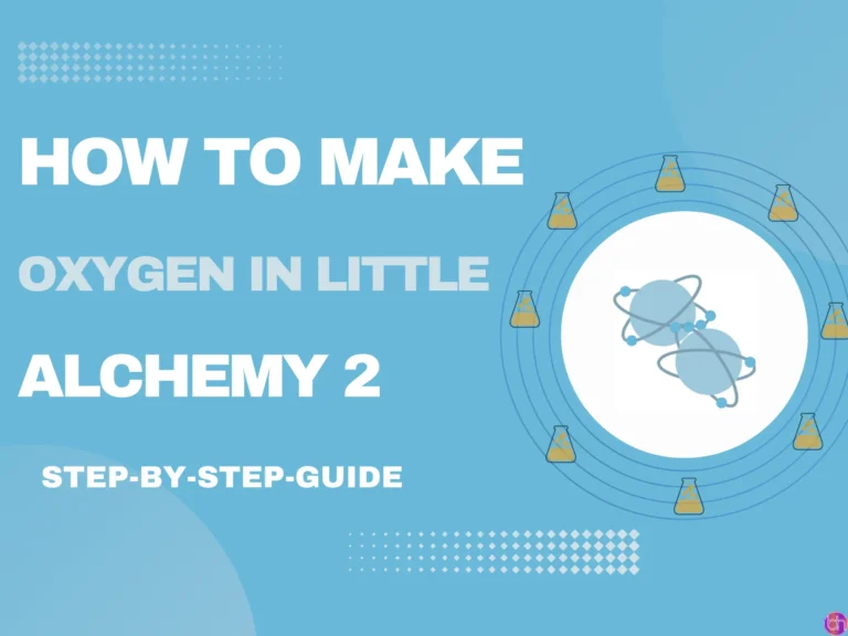 How to make Oxygen in little alchemy 2?