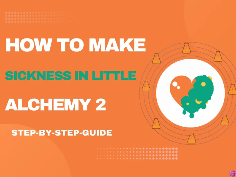 How to make Sickness in Little Alchemy 2?