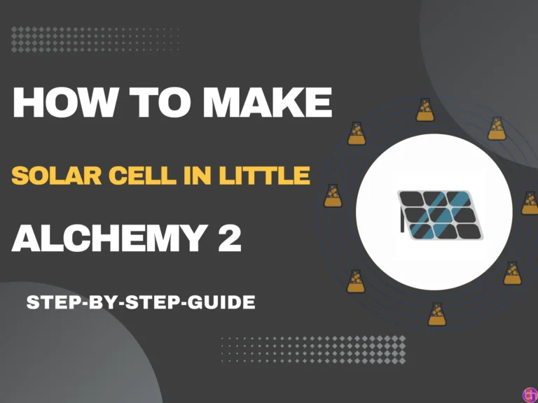How to make Solar Cell in Little Alchemy 2?