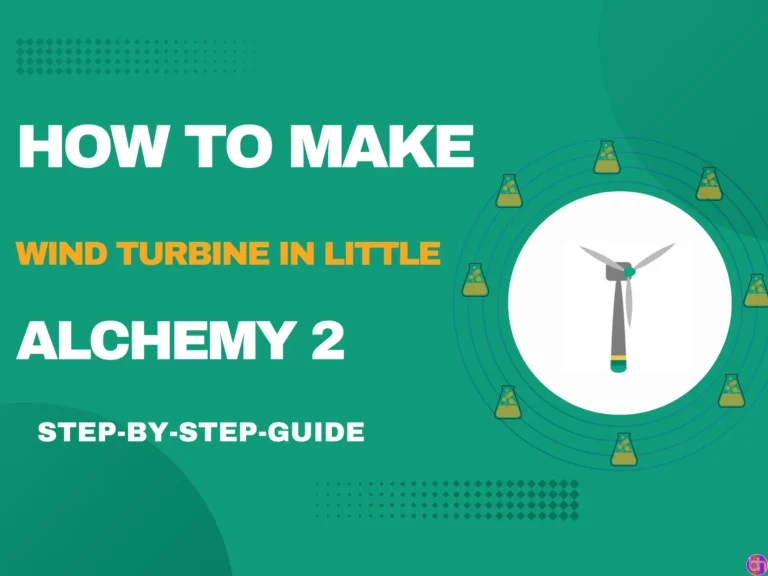 How to make Wind Turbine in little alchemy 2?