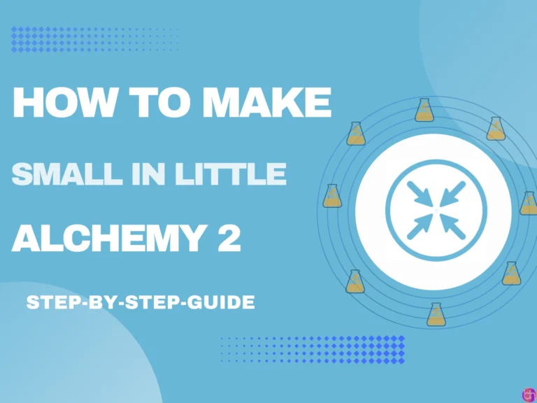 How to make Small in Little Alchemy 2 (2024)?