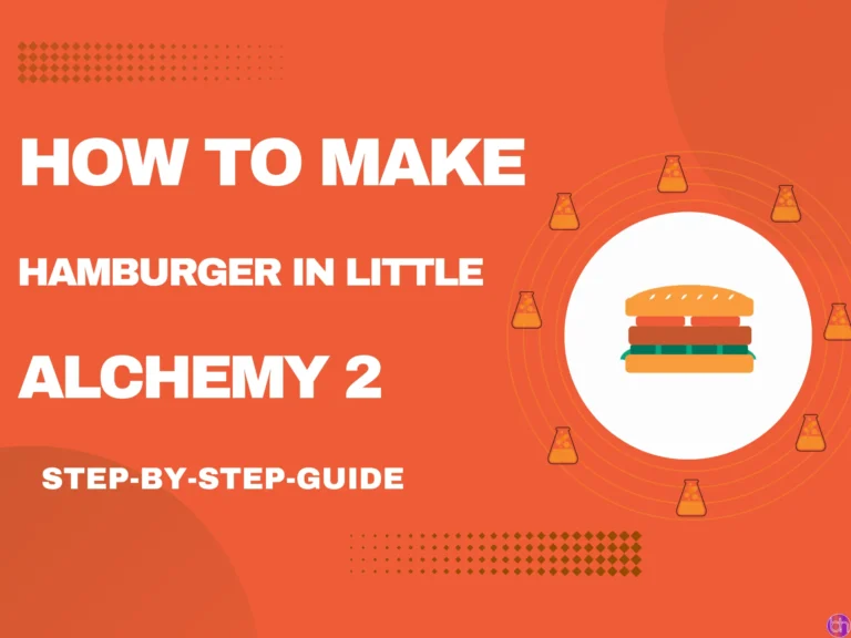How to make hamburger in Little Alchemy 2 (2024)?