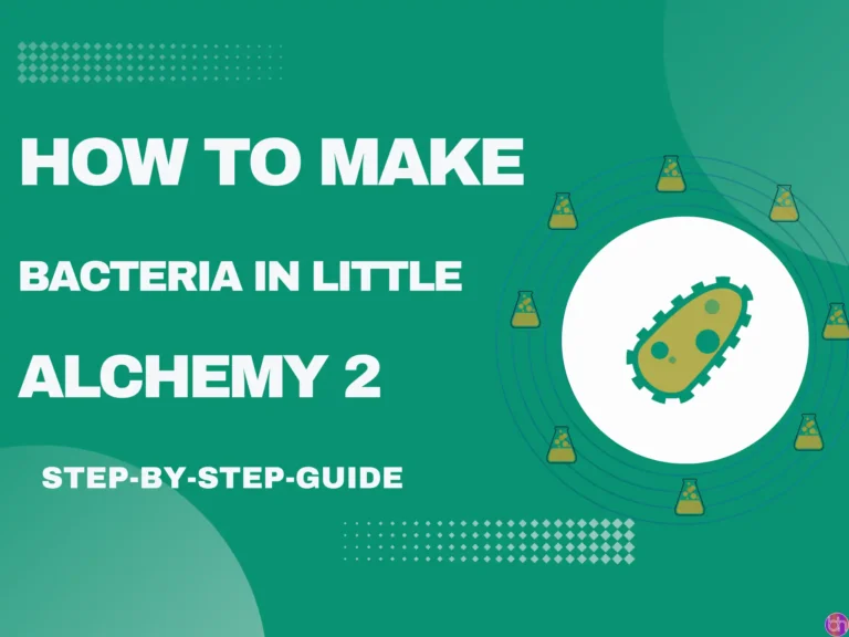 How to make Bacteria in Little Alchemy 2? (2024)