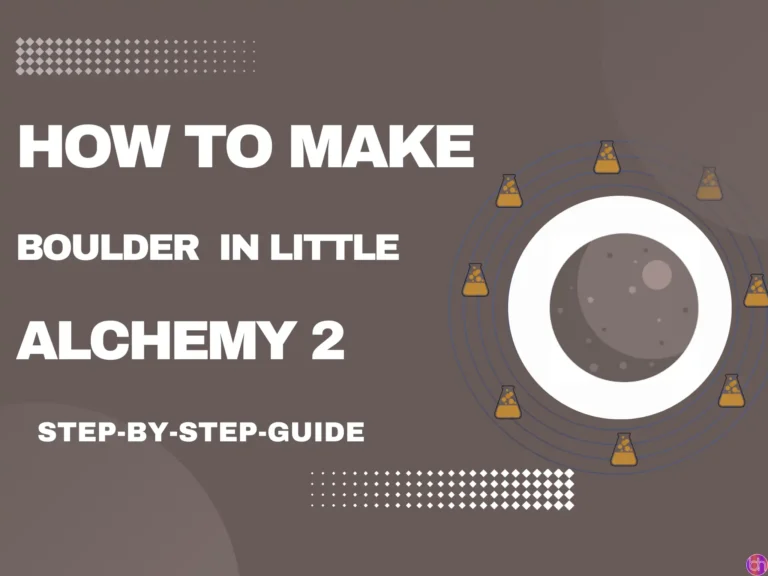 How to make Boulder in Little Alchemy 2?