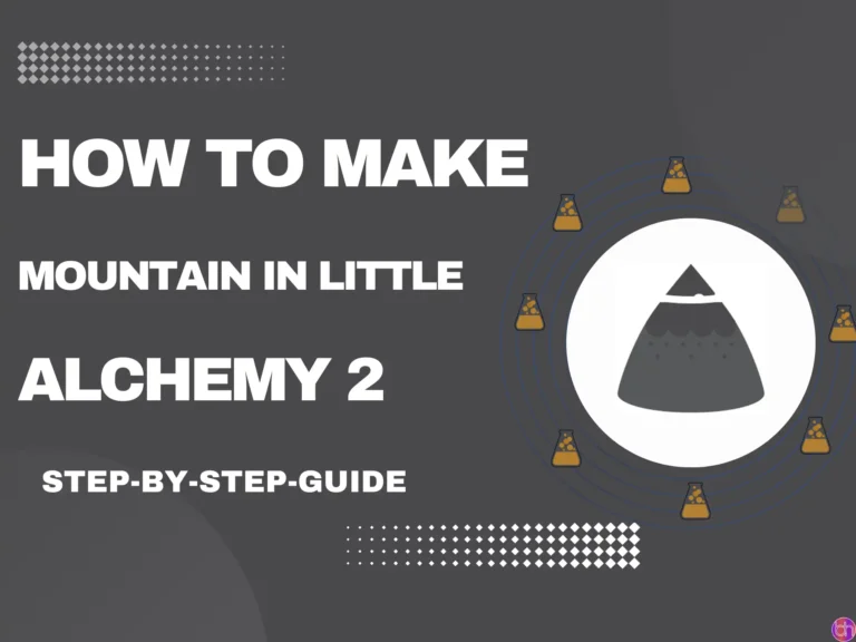 How to make Mountain in Little Alchemy 2?