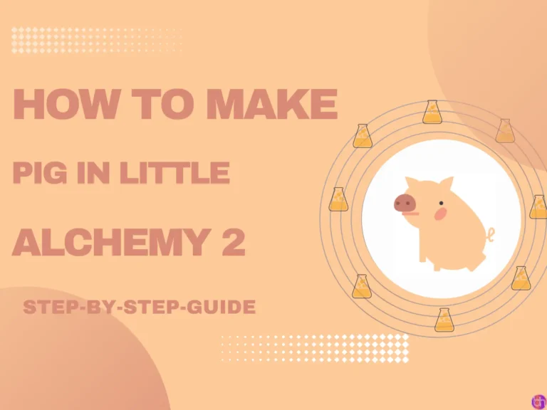 How to make Pig in Little Alchemy 2? 