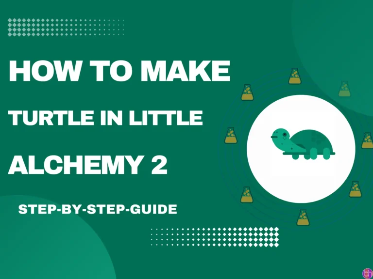 How to make Turtle in Little Alchemy 2?