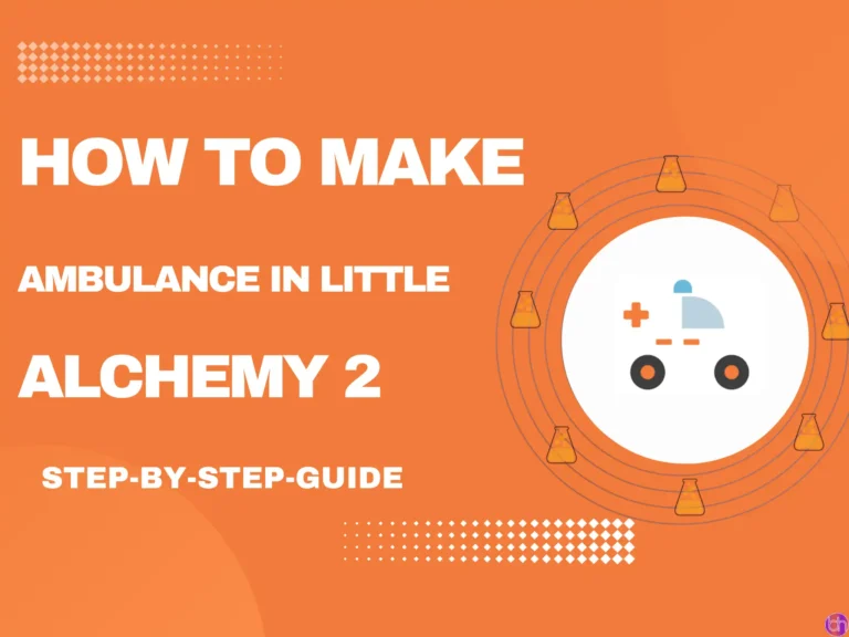 How to make Ambulance in Little Alchemy 2?