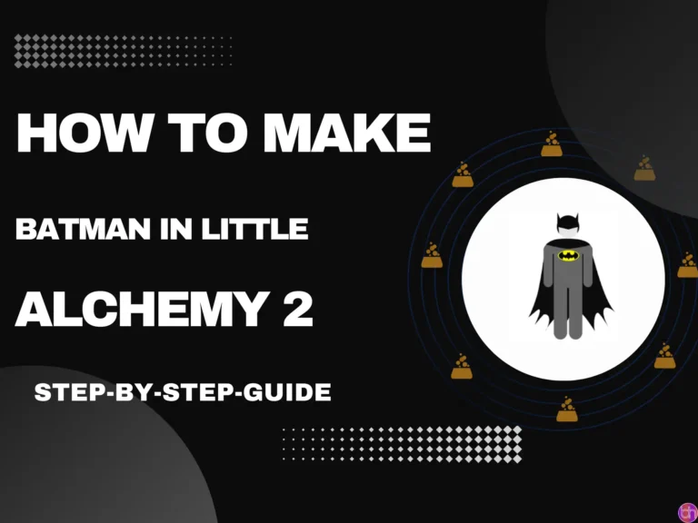 How to make Batman in Little Alchemy 2?