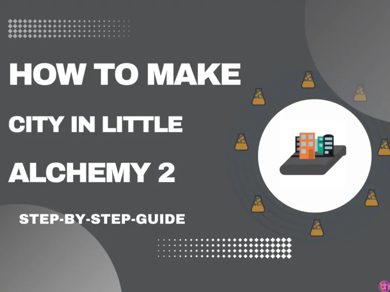 How to make City in Little Alchemy 2?