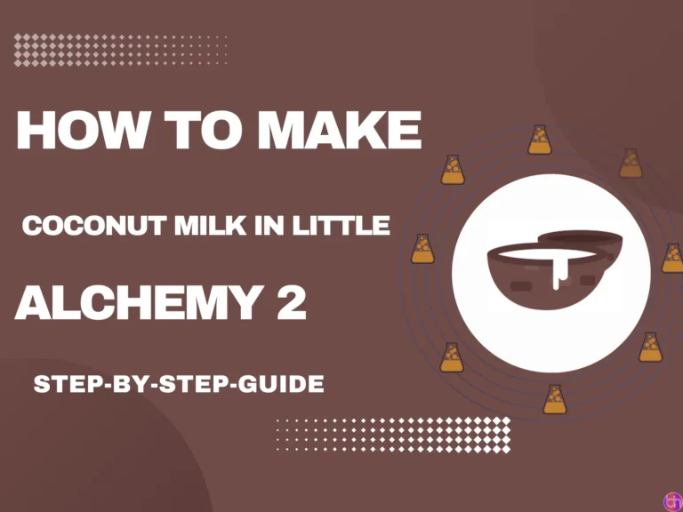 How to make Coconut Milk in Little Alchemy 2?