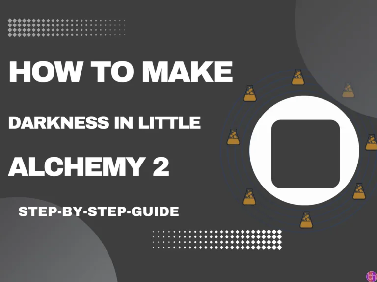 How to make Darkness in Little Alchemy 2?