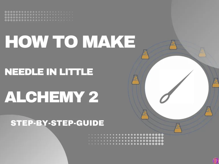 How to make Needle in Little Alchemy 2?