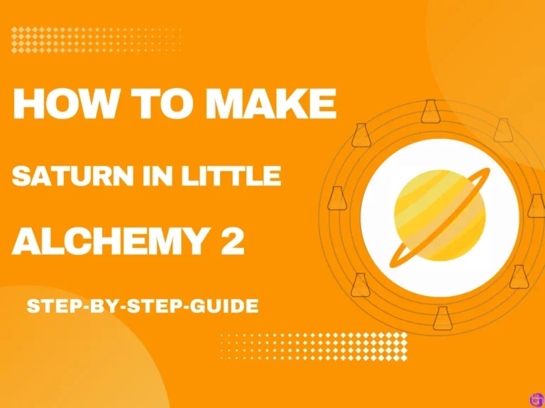 How to make Saturn in Little Alchemy 2?