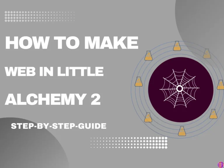 How to make Web in Little Alchemy 2?